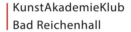 KunstAkademieKlub  –  Freundeskreis der Kunstakademie Bad Reichenhall e.V.  |  Alte Saline 10  |  83435 Bad Reichenhall   | Vorstand: Prof. Dr. Rainer Willy Hauck, Hubert Graßl, Stefan Wimmer, Klaus Unterharnscheid | akademieklub@gmail.com